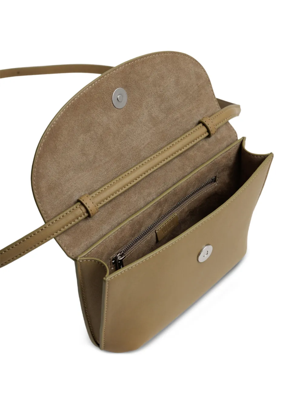  Yu Mei Keriana Leather Clutch Bag - Brown 