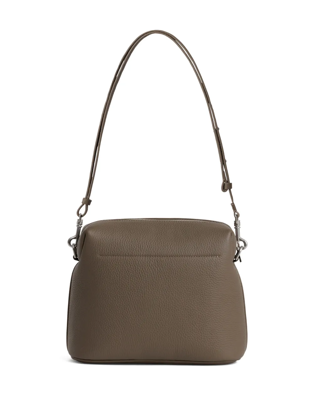 Yu Mei Ch'lita leren crossbodytas met ritssluiting Bruin