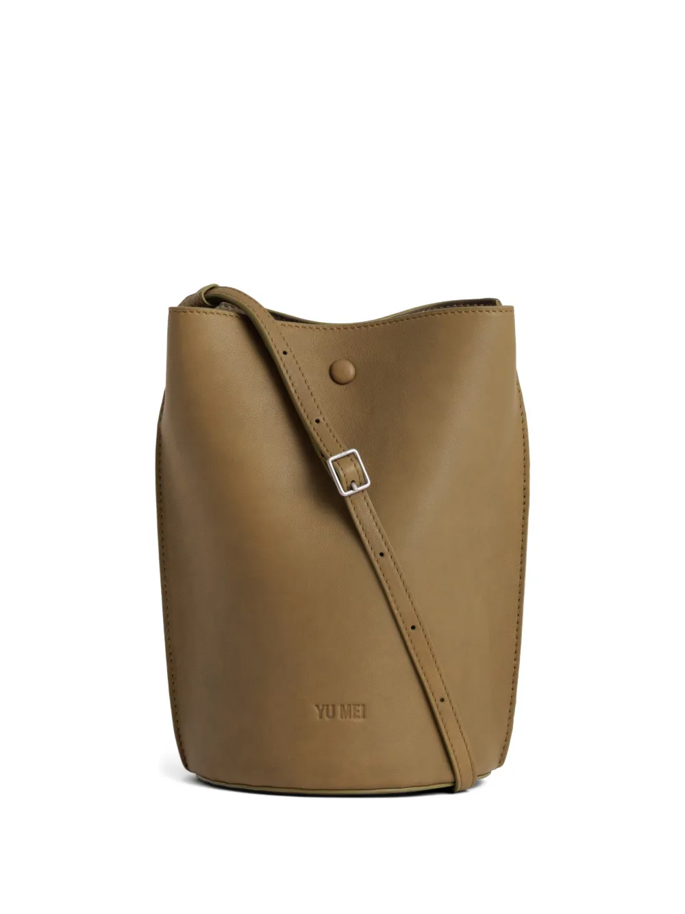 Yu Mei Phoebe leather bucket bag - Marrone