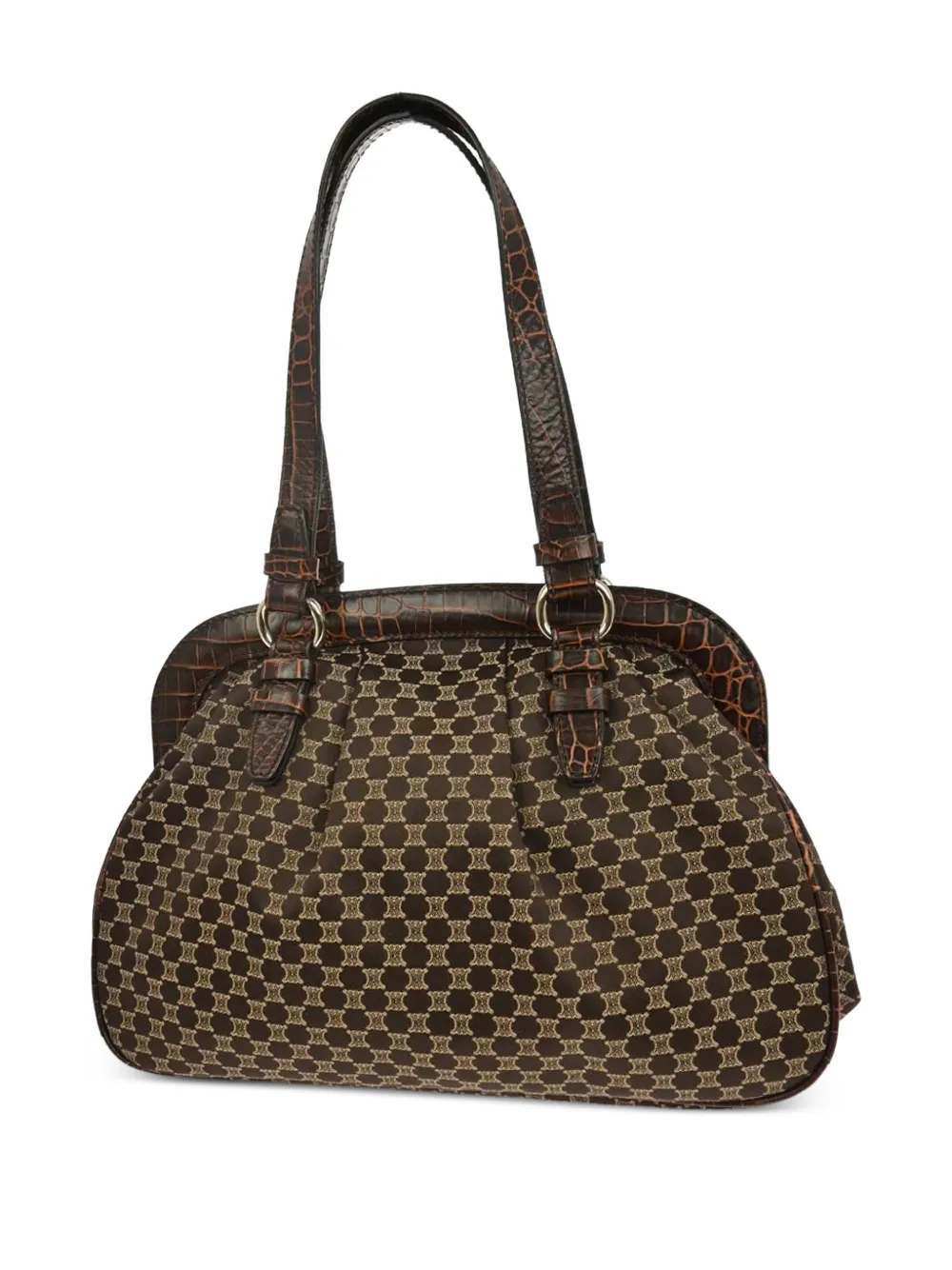  Celine Pre-owned Bolso De Mano Macadam Con Borla 1990-2000 - Marrón 