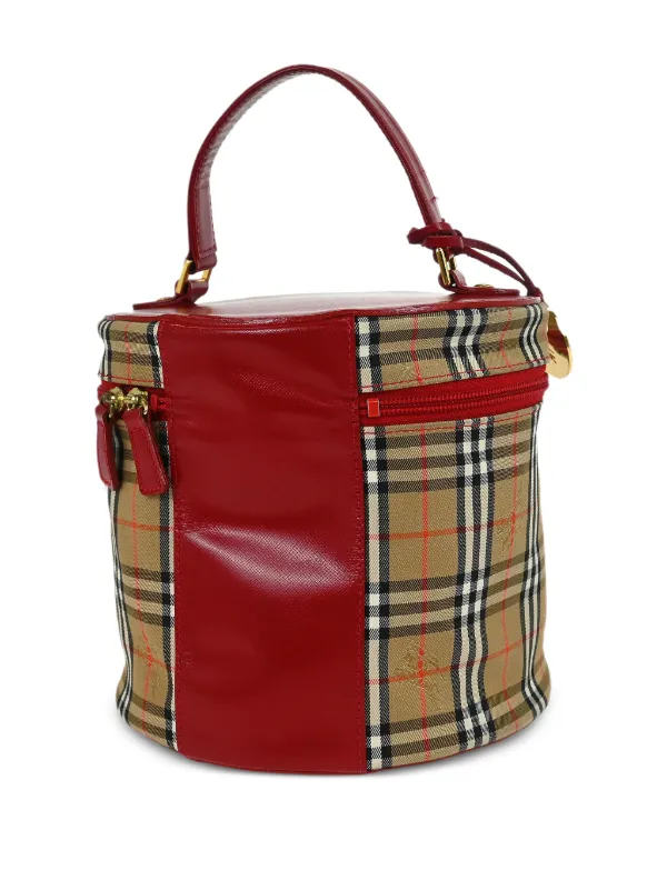 Burberry Pre-Owned 1990-2000s House Check Vanity Handbag