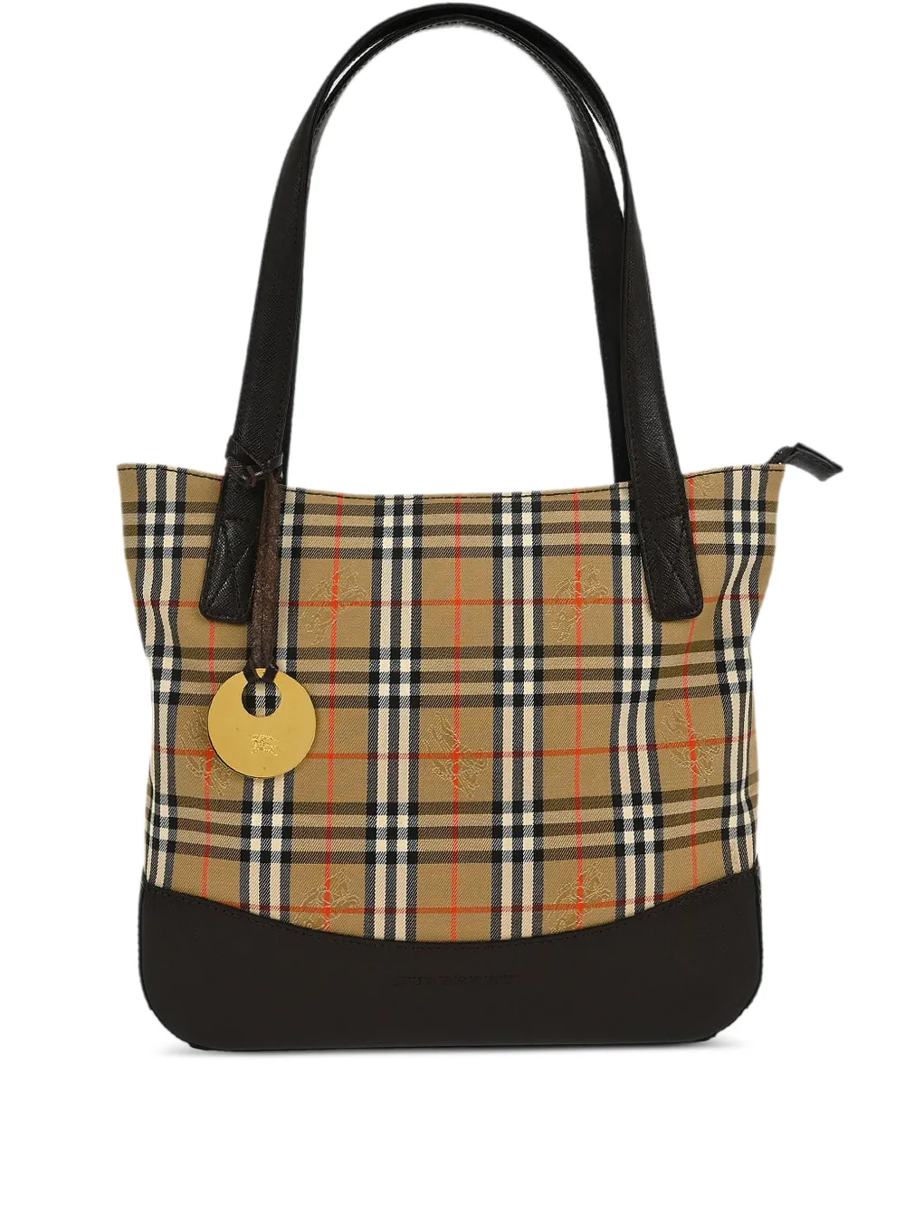 Burberry Pre-Owned 1990-2000s house check tote bag - Toni neutri