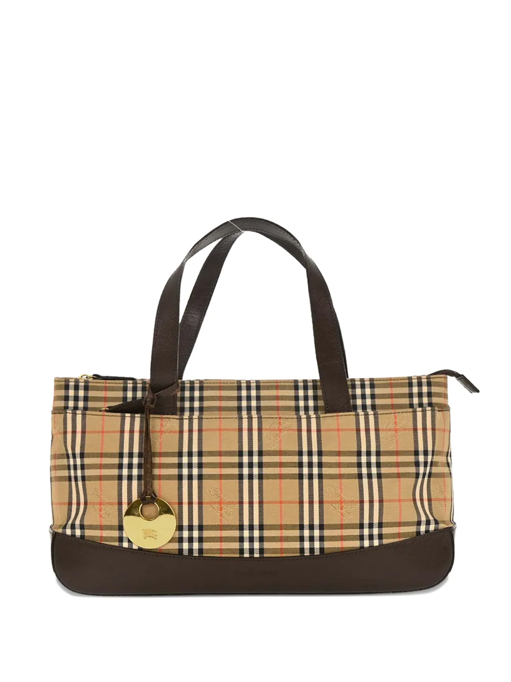 Burberry Pre-Owned 1990-2000s house check tote bag - Toni neutri