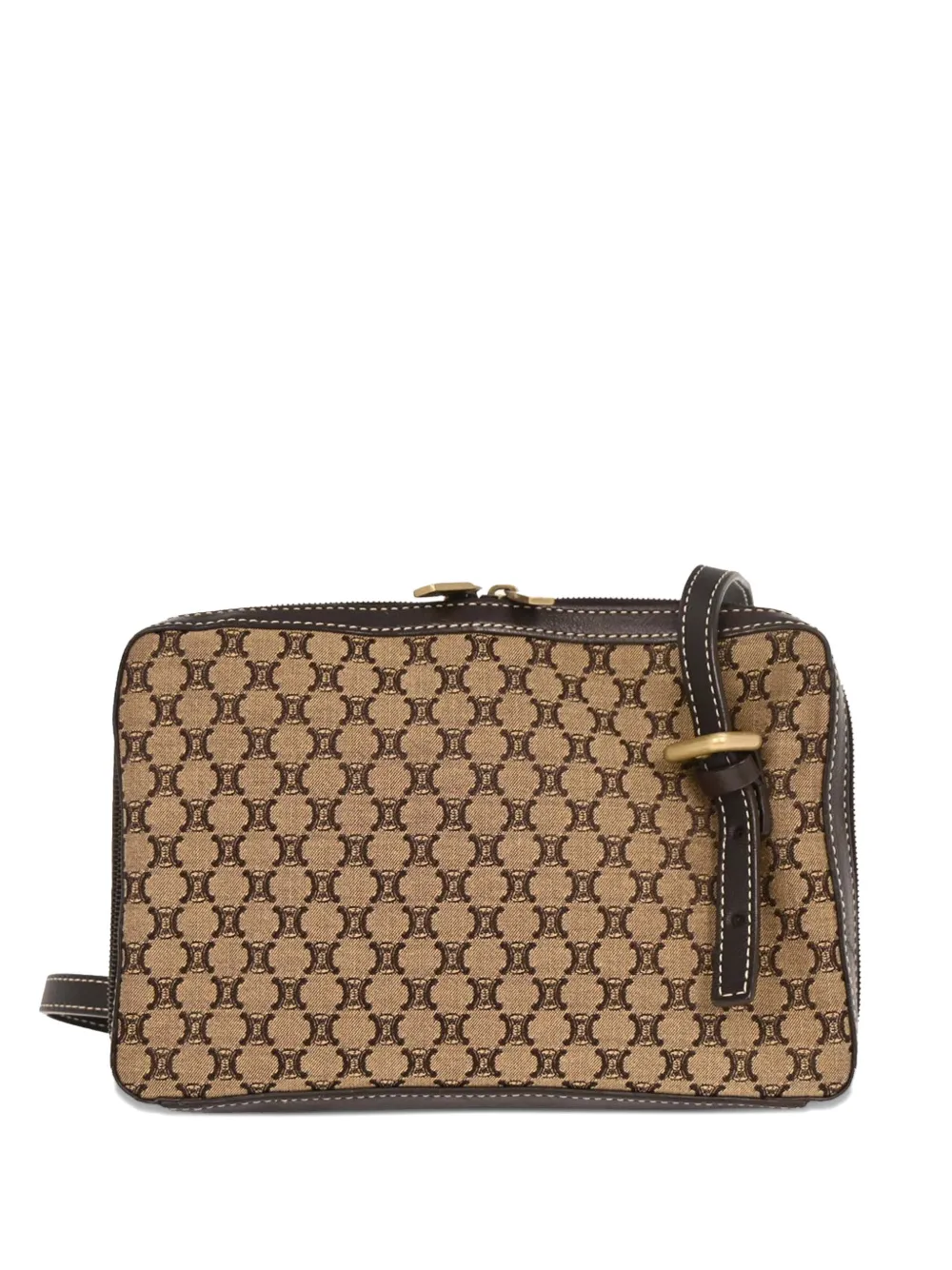 Celine Pre-Owned 1990-2000s Macadam shoulder bag - Brown