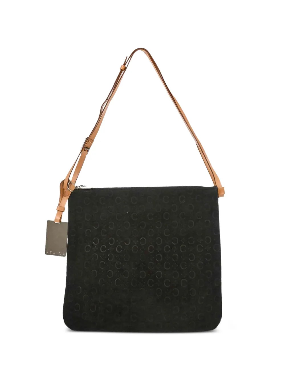 Celine Pre-Owned 1990-2000s macadam-print handbag - Nero