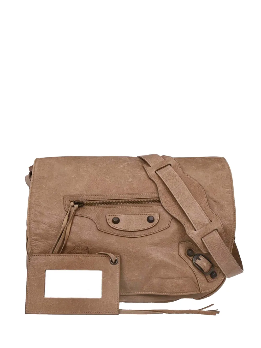 Balenciaga Pre-Owned 1990-2000s Folk shoulder bag - Toni neutri