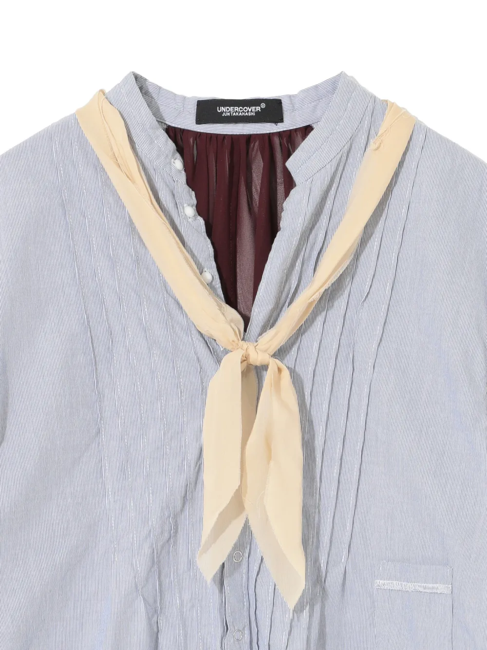 Undercover Shirt met ruches Blauw