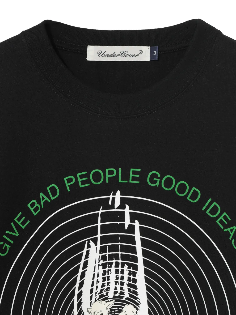Undercover T-shirt met grafische print Zwart