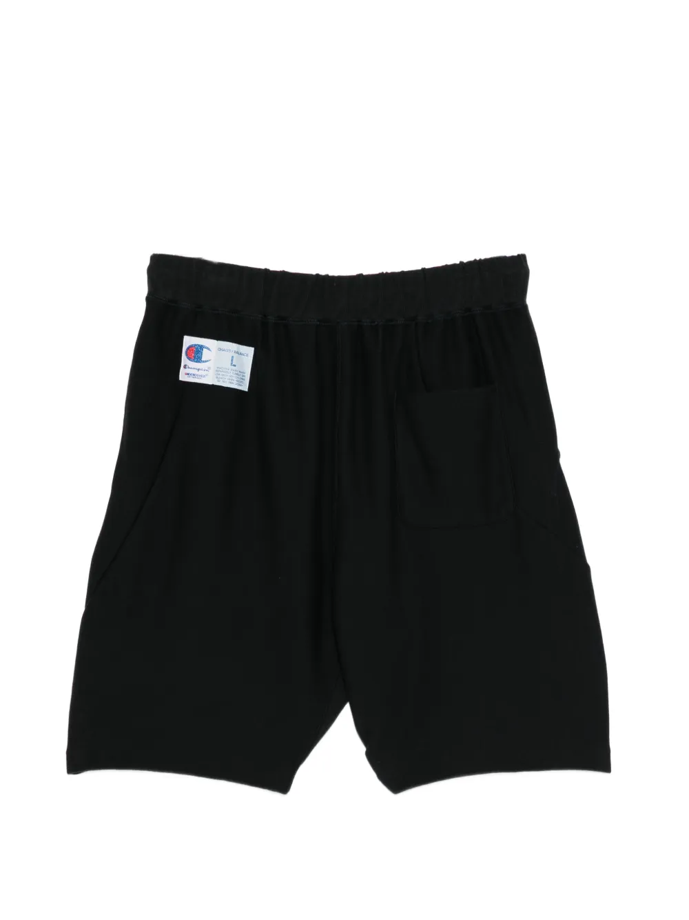 Undercover x Champion shorts met logo-reliëf Zwart
