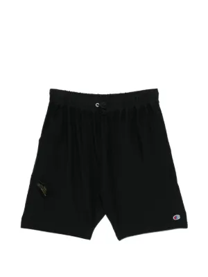 UNDERCOVER ブラックショートパンツ Undercover リネン ショートパンツ | ブラック | FARFETCH JP