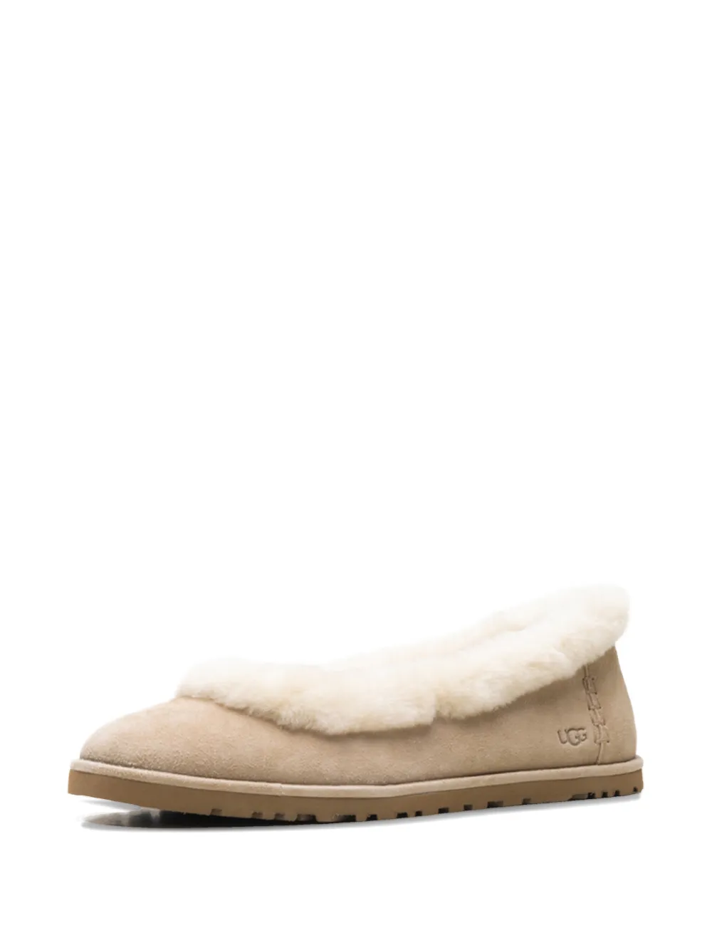 UGG Zora slippers met logodetail Beige