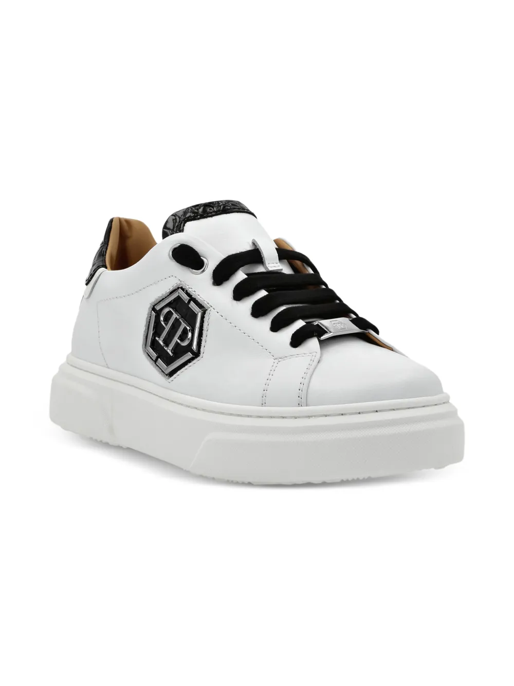 Philipp Plein Junior Sneakers Hexagon - Bianco