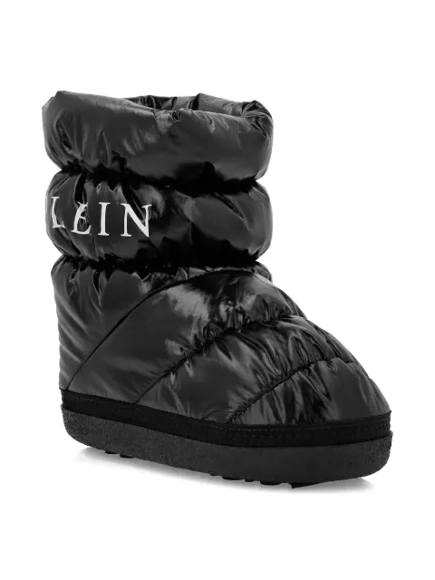 Philipp Plein Junior quilted print snow boots