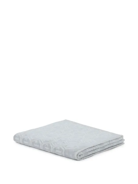 Philipp Plein monogram-pattern bath towel