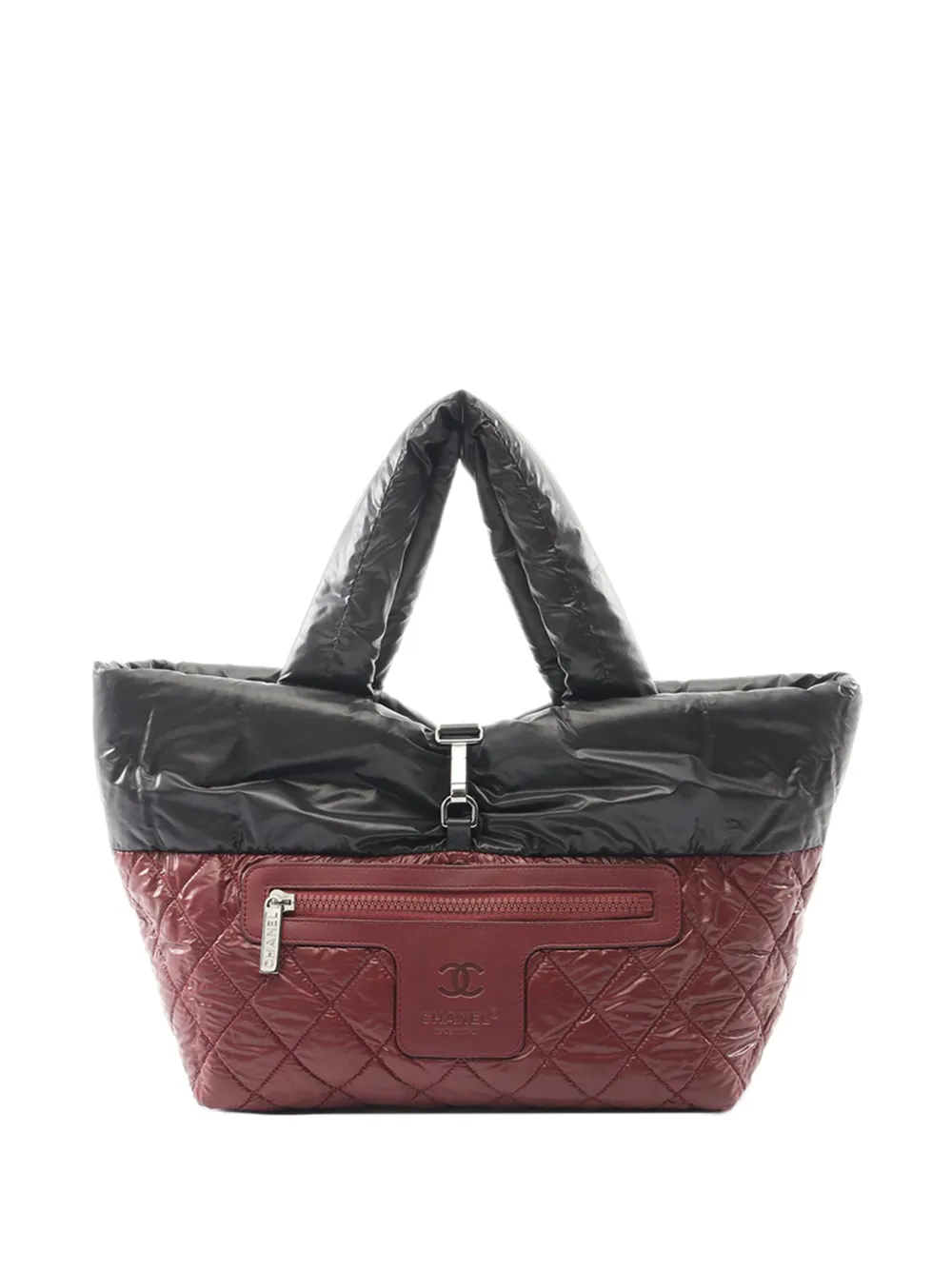 CHANEL Pre-Owned 2009-2010 Small Nylon Coco Cocoon tote bag - Nero