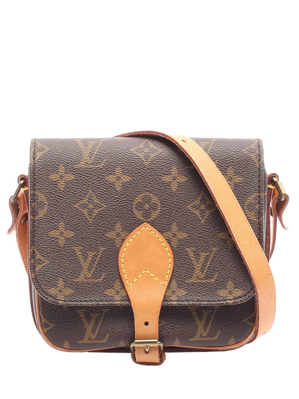 Louis Vuitton Pre-Owned 1989 Monogram Cartouchiere PM crossbody bag - Marrone