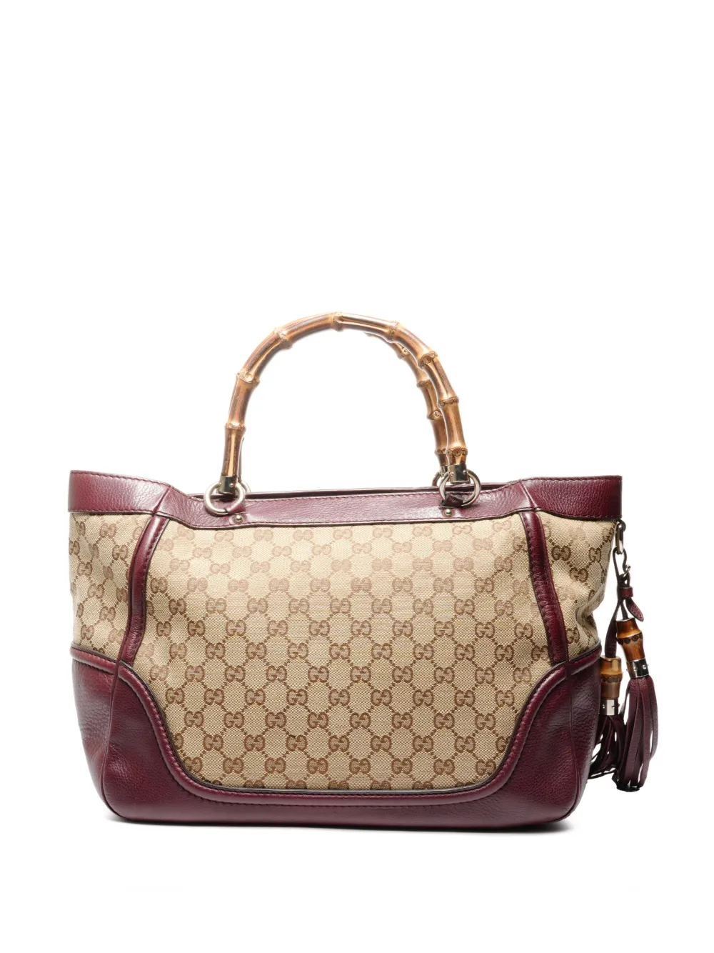 Gucci Pre-Owned 2000-2015 キャンバス バンブー ハンドバッグ