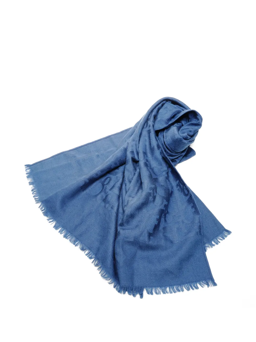 Christian Dior Pre-Owned 2000s jacquard muffler - Blau