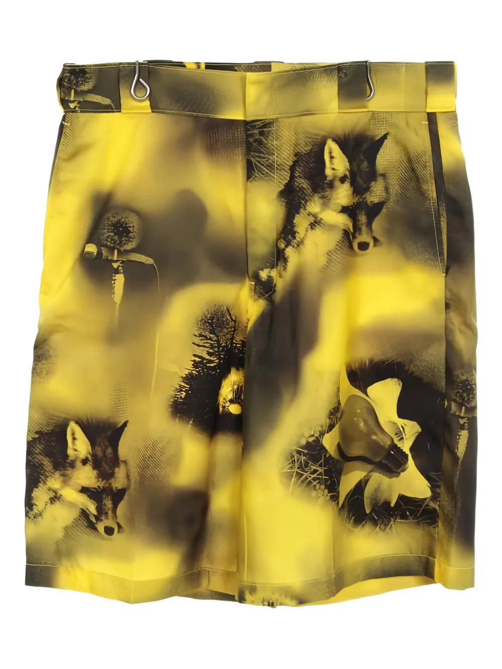 Prada Pre-Owned Bermuda con stampa anni 2010 - Giallo