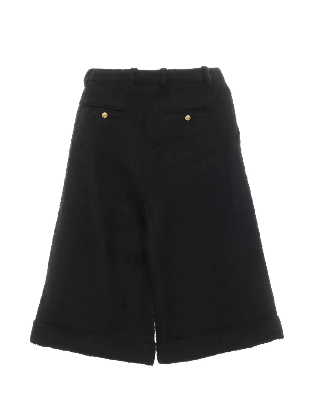 Gucci Pre-Owned 2010s tweed black trousers - Zwart