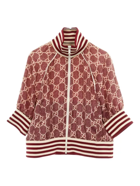 Gucci Pre-Owned 10s monogram-pattern track jacket