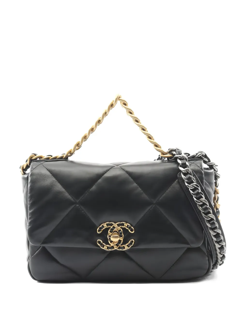 CHANEL Pre-Owned 2021 Dizeneuf shoulder bag - Nero