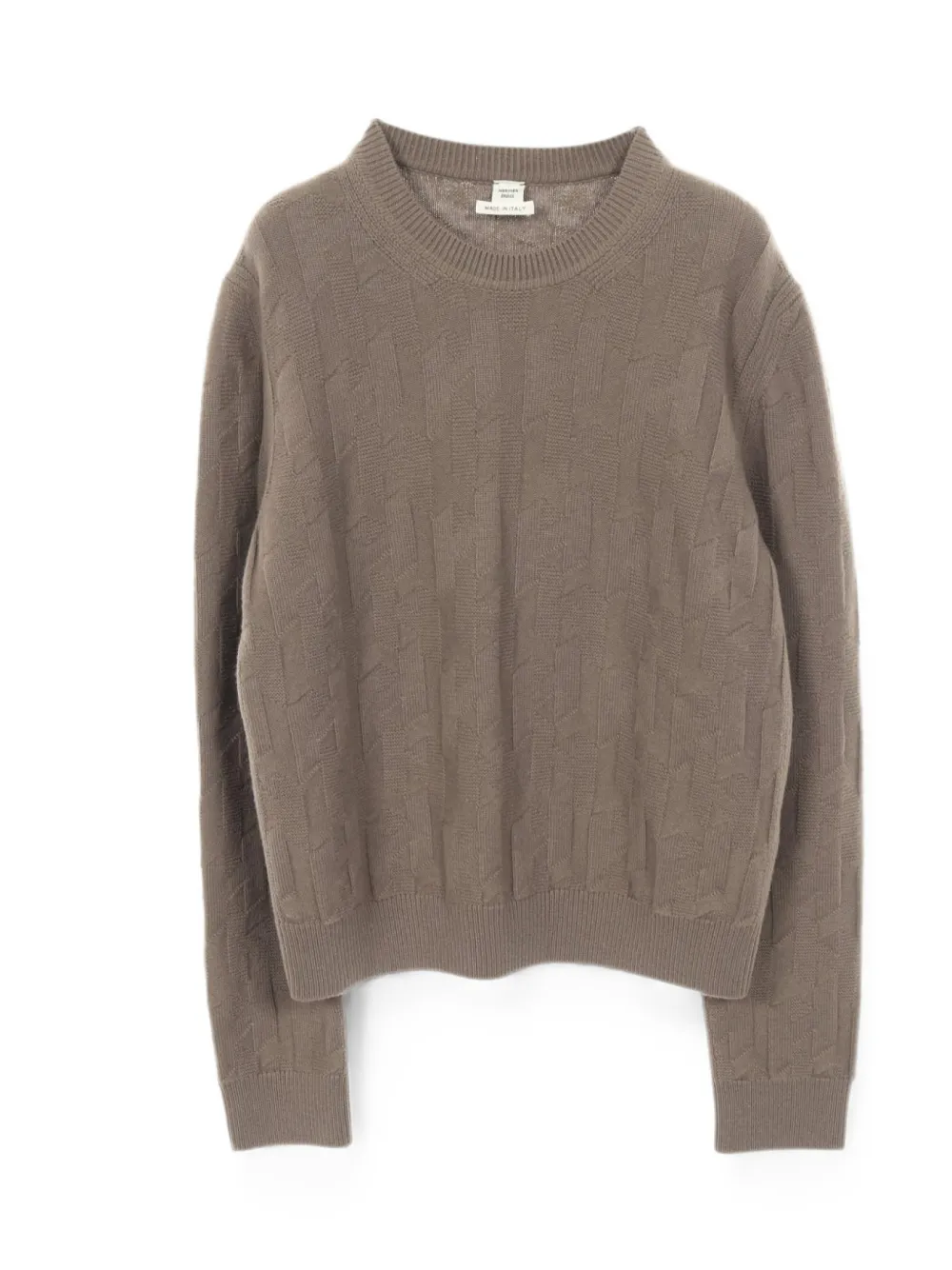 Hermès Pre-Owned H-jacquard sweater - Brown