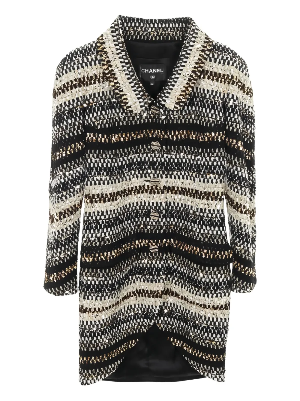 CHANEL Pre-Owned 1986-1988 cocomark button jacket | negro | Image 1