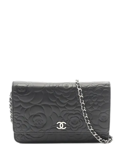 CHANEL Pre-Owned 2011 Camellia wallet-on-chain