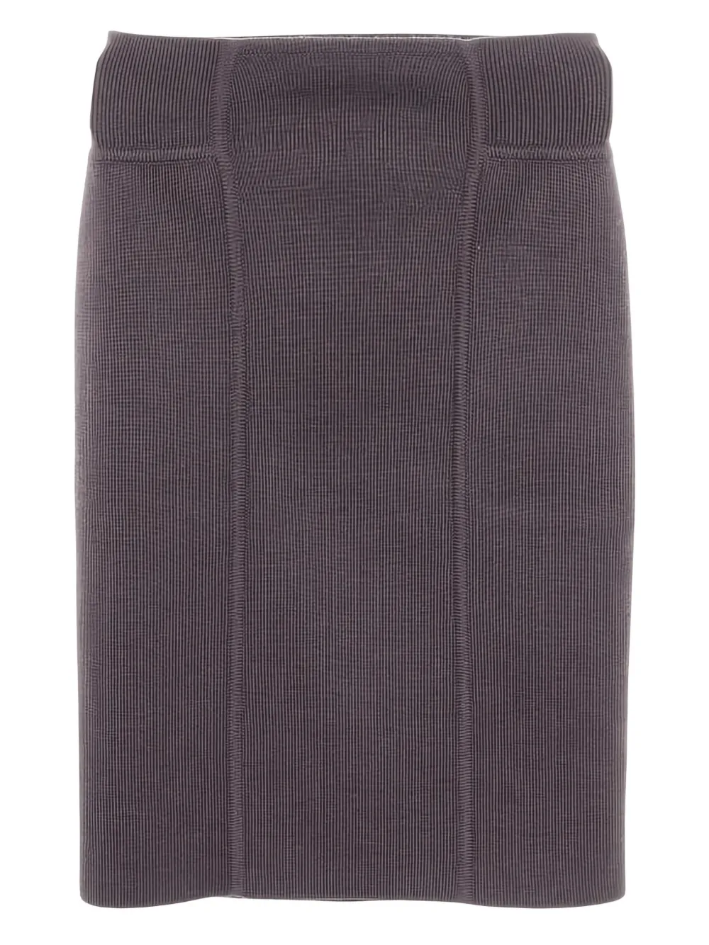 Hermès Pre-Owned Gonna con dettaglio cuciture anni 2010 - Grigio