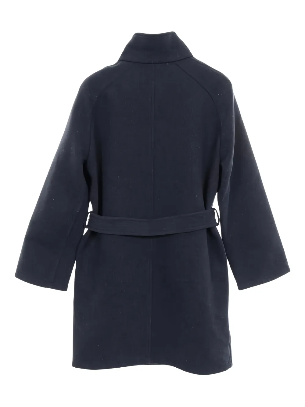 Herm&egrave;s Pre-Owned 2010s Serie jas met ceintuur - Blauw