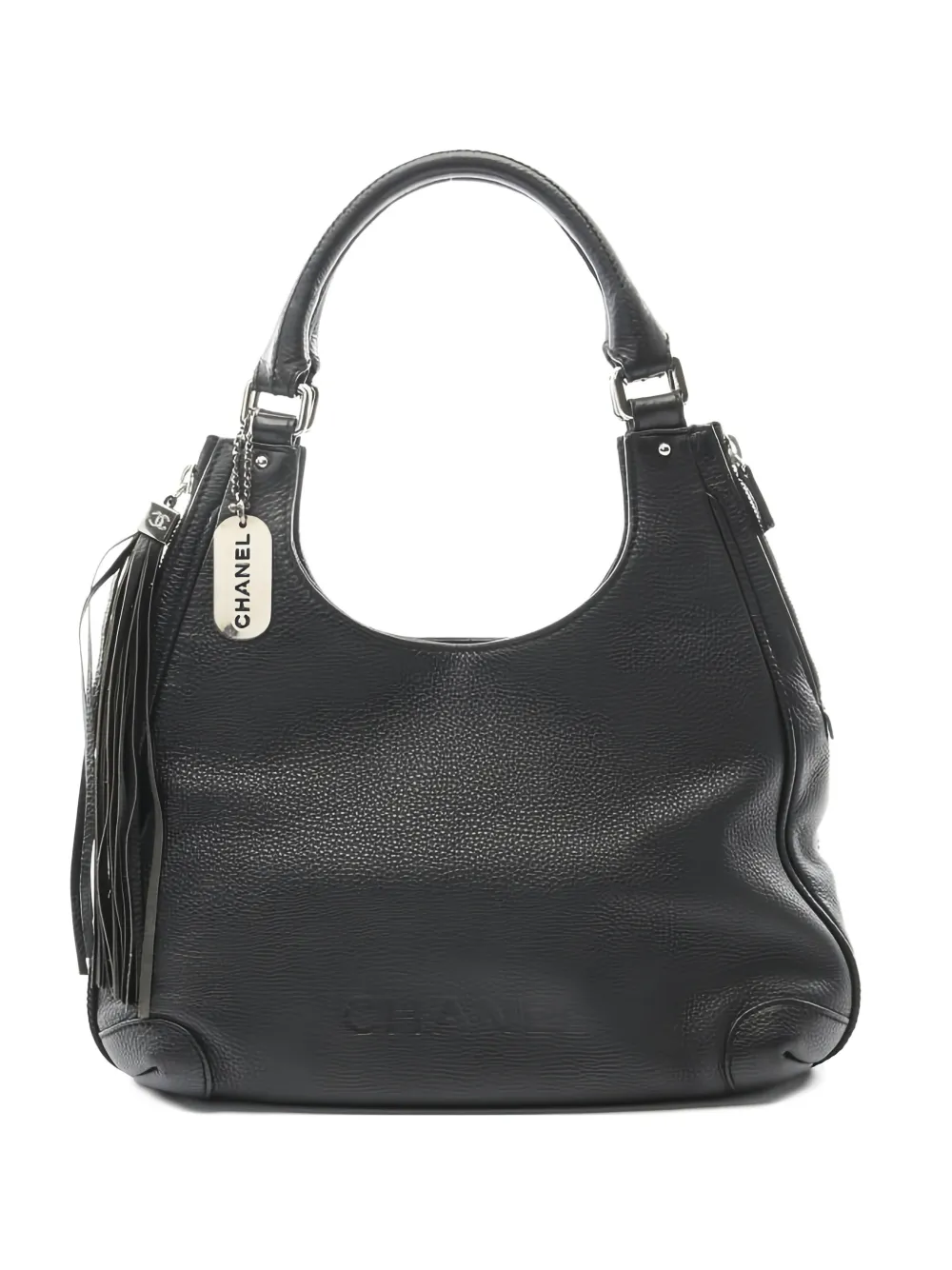 CHANEL Pre-Owned tassel-detail tote bag - Nero