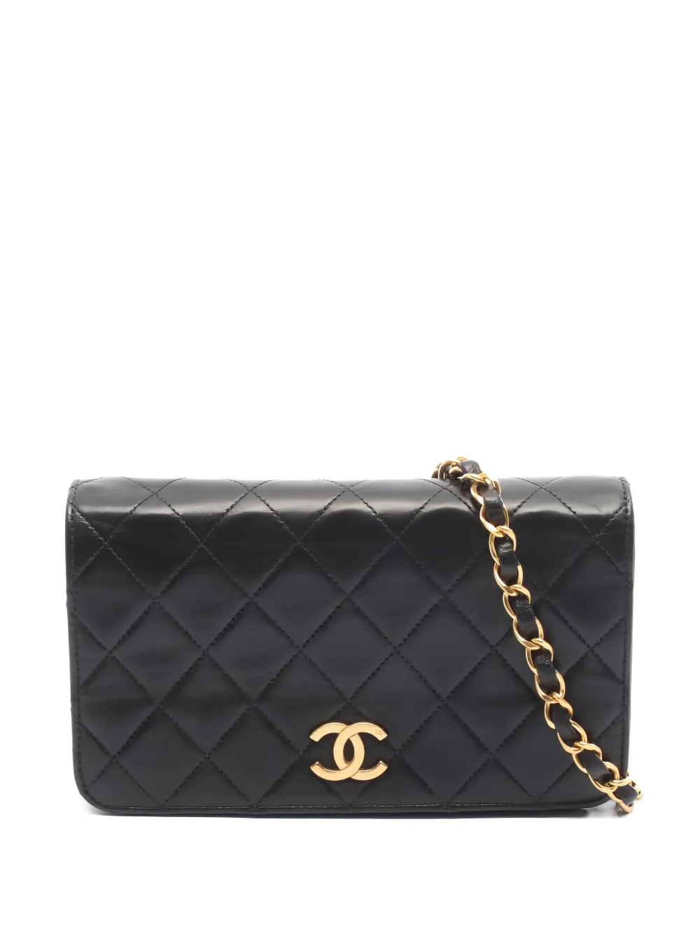 CHANEL Pre-Owned 1996-1997 mini matelassé chain shoulder bag - Nero