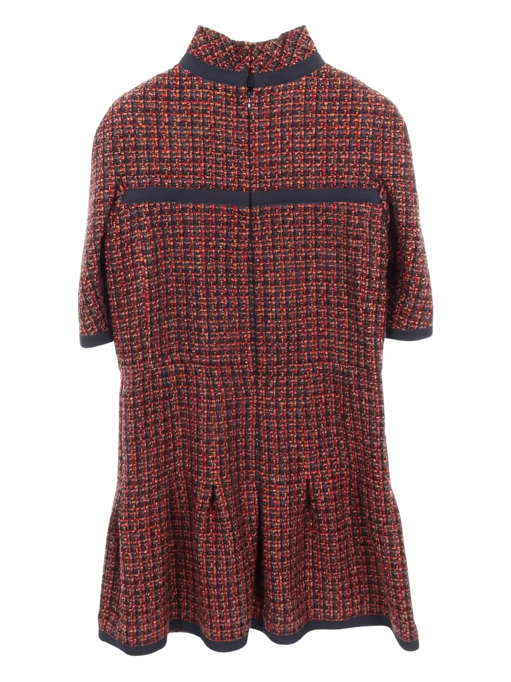 CHANEL Pre-Owned 1986-1988 tweed dress - Rood