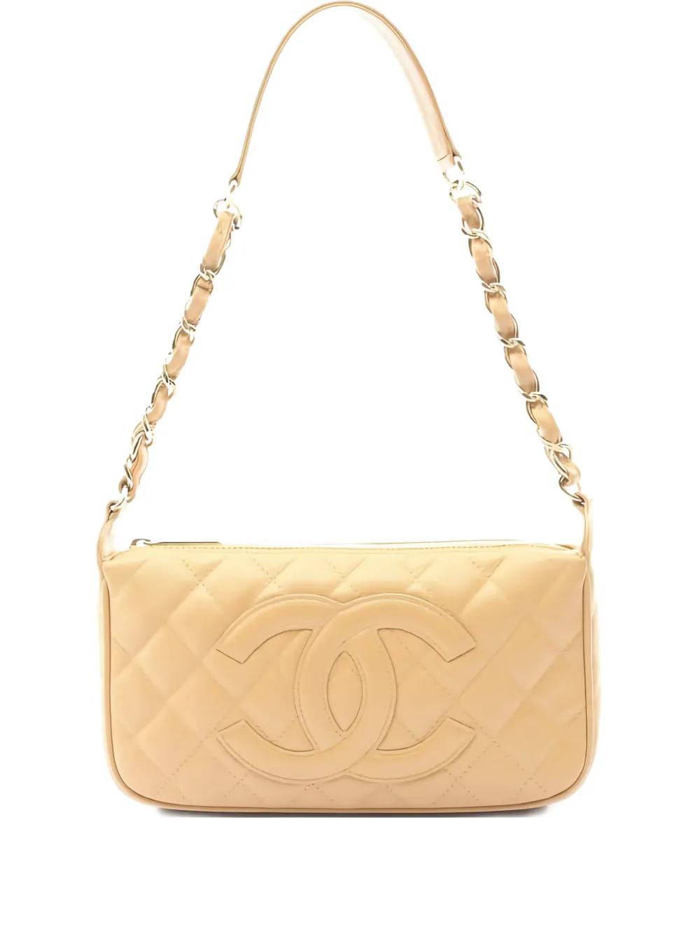 CHANEL Pre-Owned 2004~2005 matelasse chain shoulder bag - Toni neutri