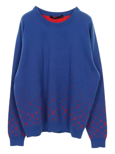 Louis Vuitton Pre-Owned 2020s monogram-gradient sweater