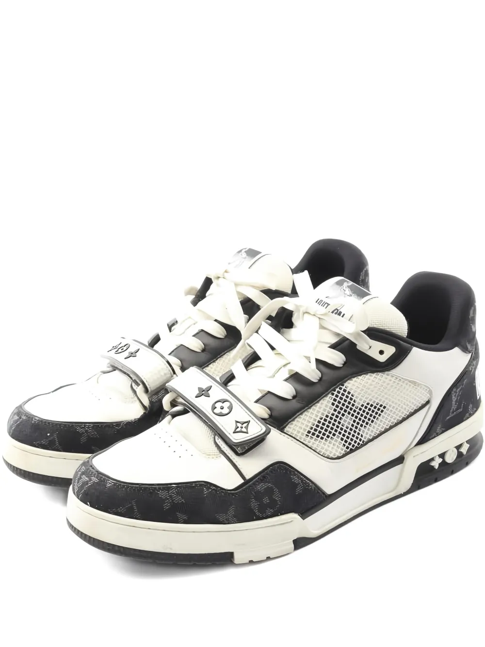 Louis Vuitton Pre-Owned 2023 Monogram Jeans-Sneakers - Weiß