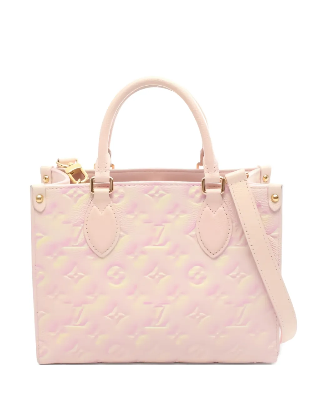 Louis Vuitton Pre-Owned Borsa tote OnTheGo PM in pelle Monogram Empreinte anni 2000 - Rosa