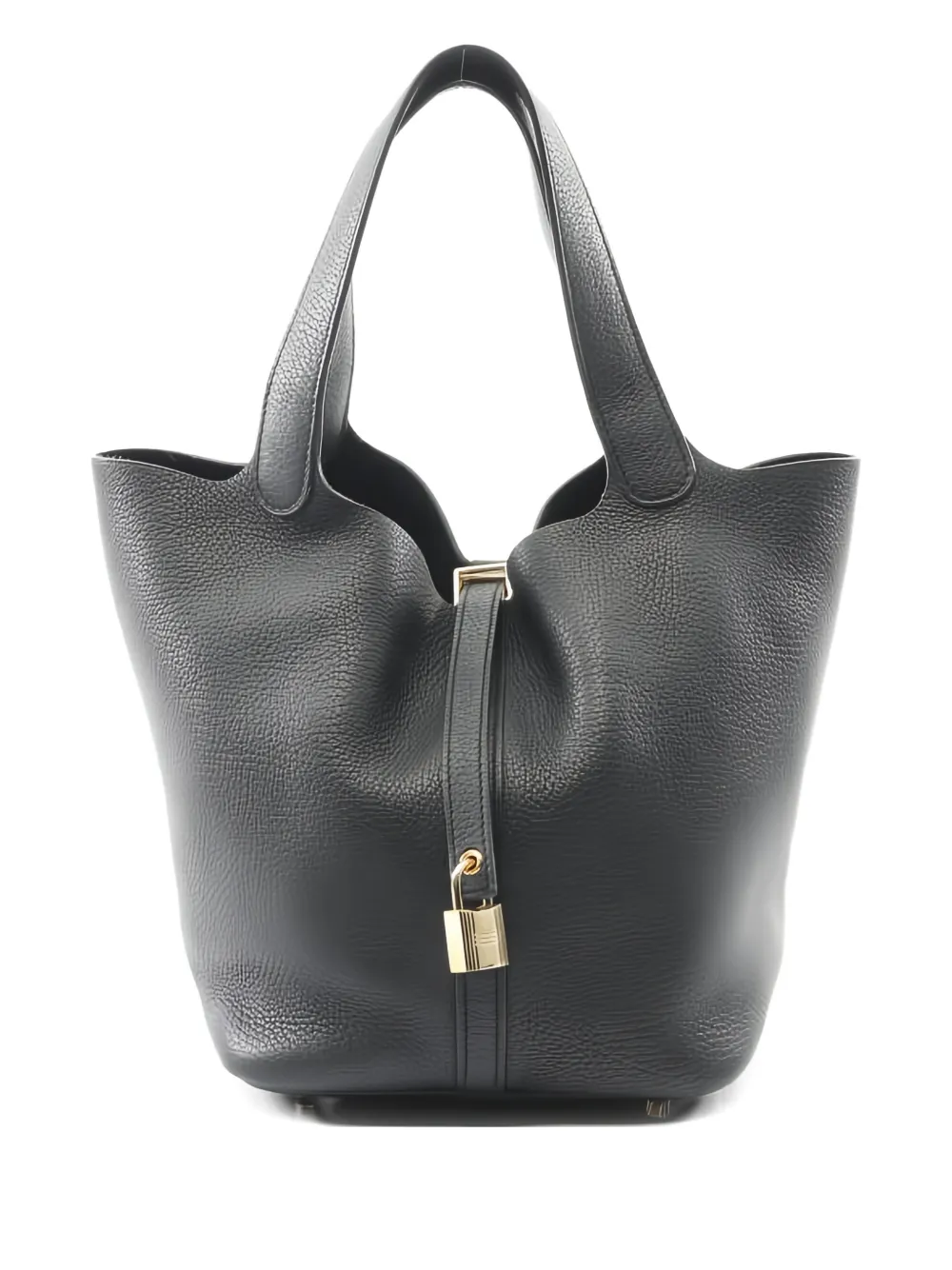 Hermès Pre-Owned MM Picotane leather handbag - Nero