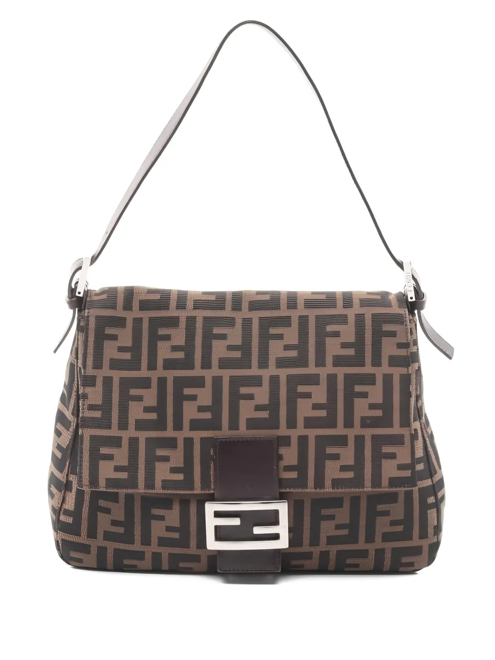 Fendi Pre-Owned 2010s Zucca Mamma bucket tote bag - Marrone
