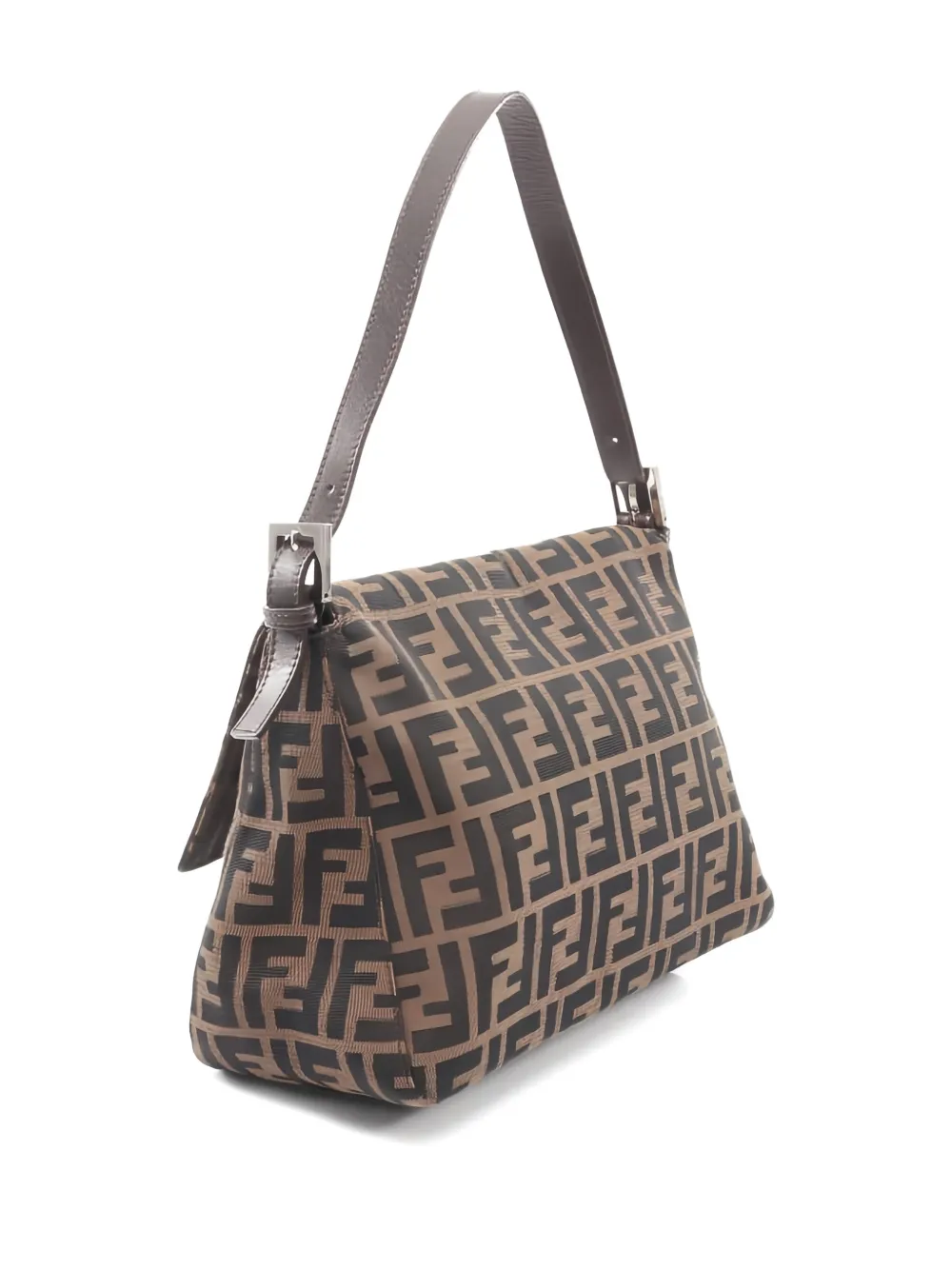 Fendi Pre-Owned 2010s Zucca Mamma bucket tote bag - Bruin