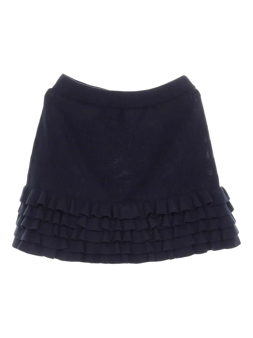 CHANEL Pre-Owned 1986-1988 Cocomark mini skirt - Blu