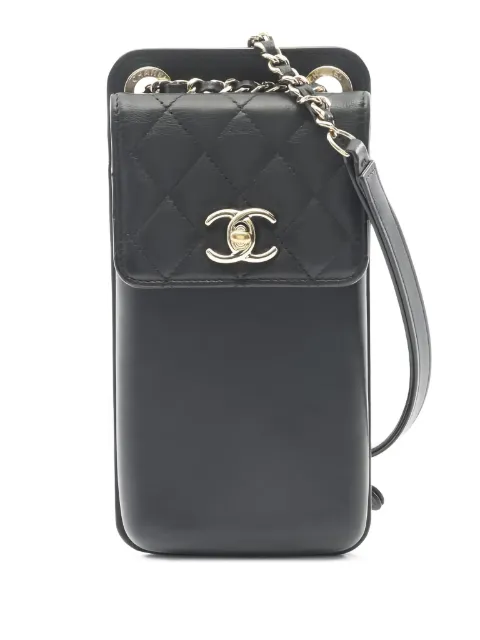 CHANEL Pre-Owned Matelasse phone holder