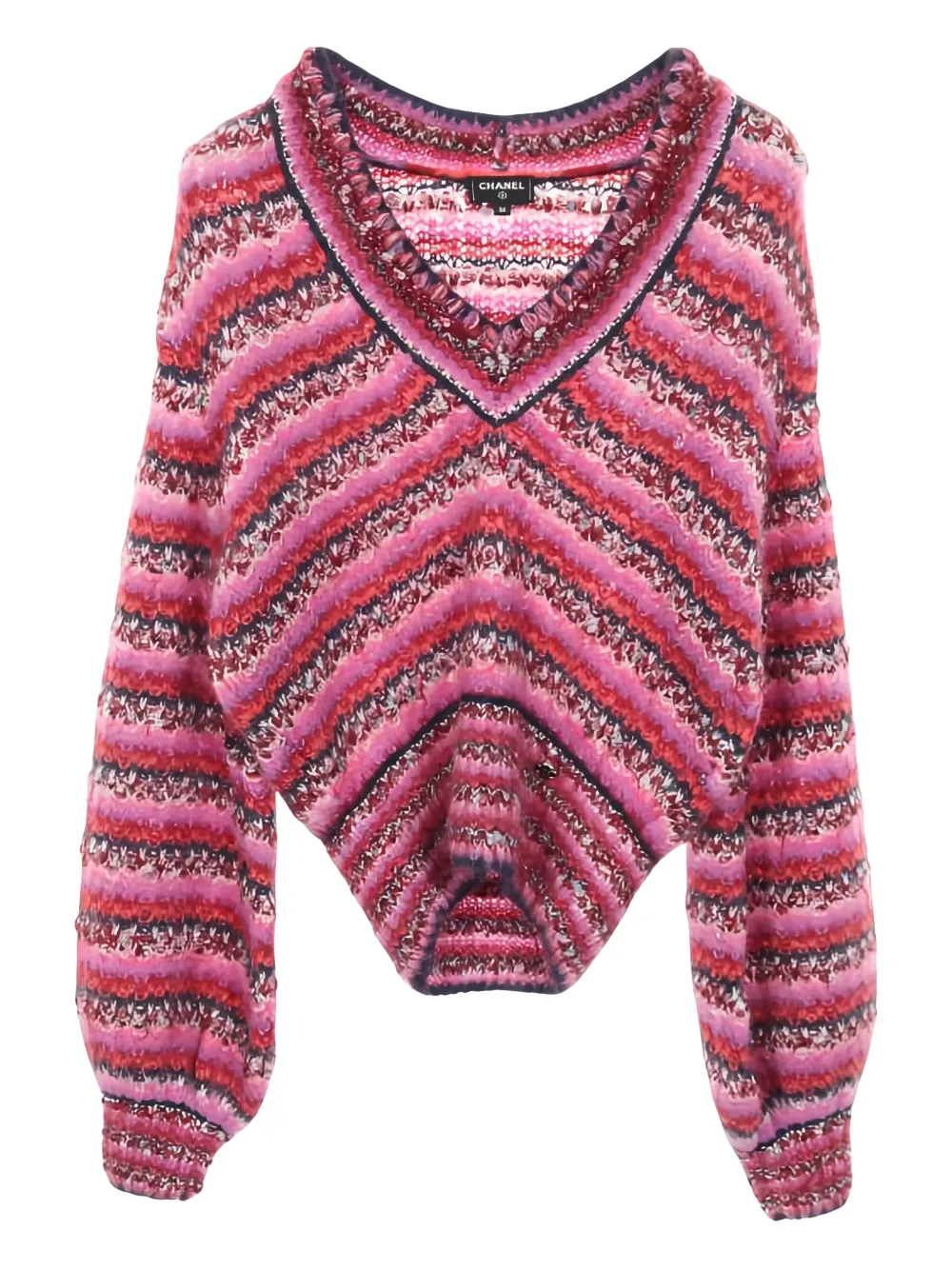 CHANEL Pre-Owned V-neck sweater - Rosa