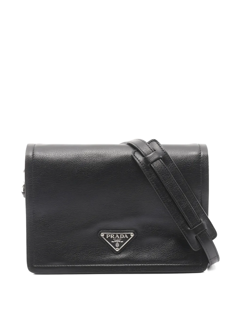 Prada Pre-Owned Borsa a spalla in pelle anni 2010 - Nero