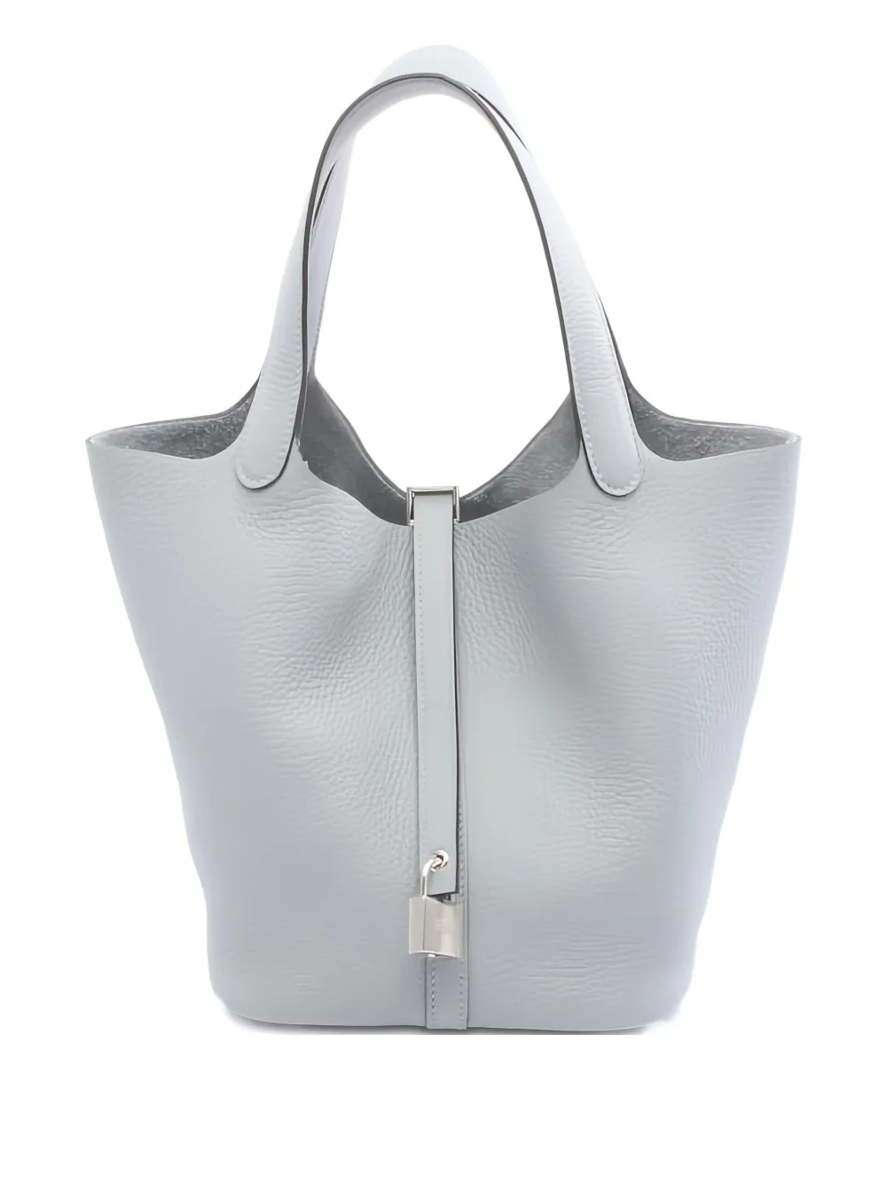 Hermès Pre-Owned 2025 MM Picotan Lock leather tote bag - Grigio