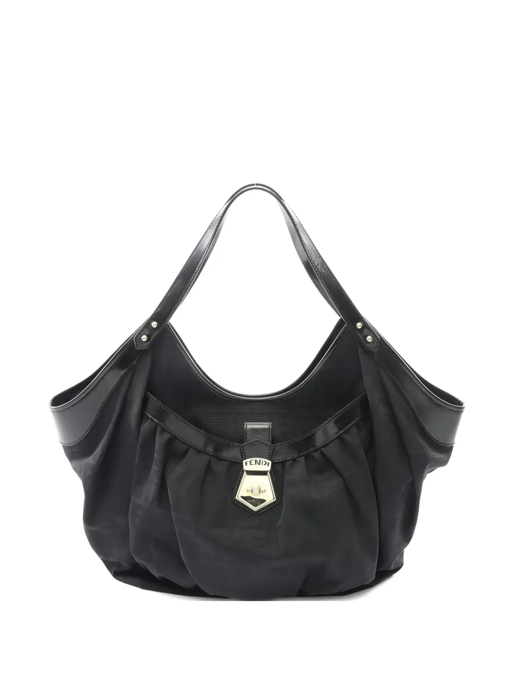 Fendi Pre-Owned 2010 Zucca FF-pattern shoulder bag - Black