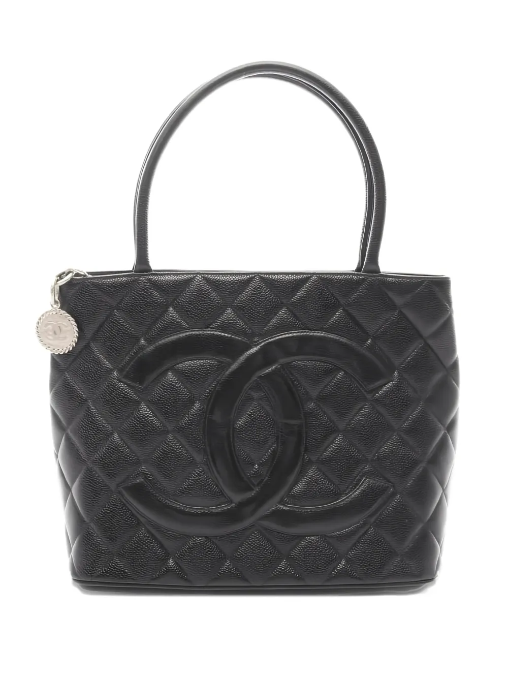 CHANEL Pre-Owned 1997-1999 Reissue quilted tote bag - Nero