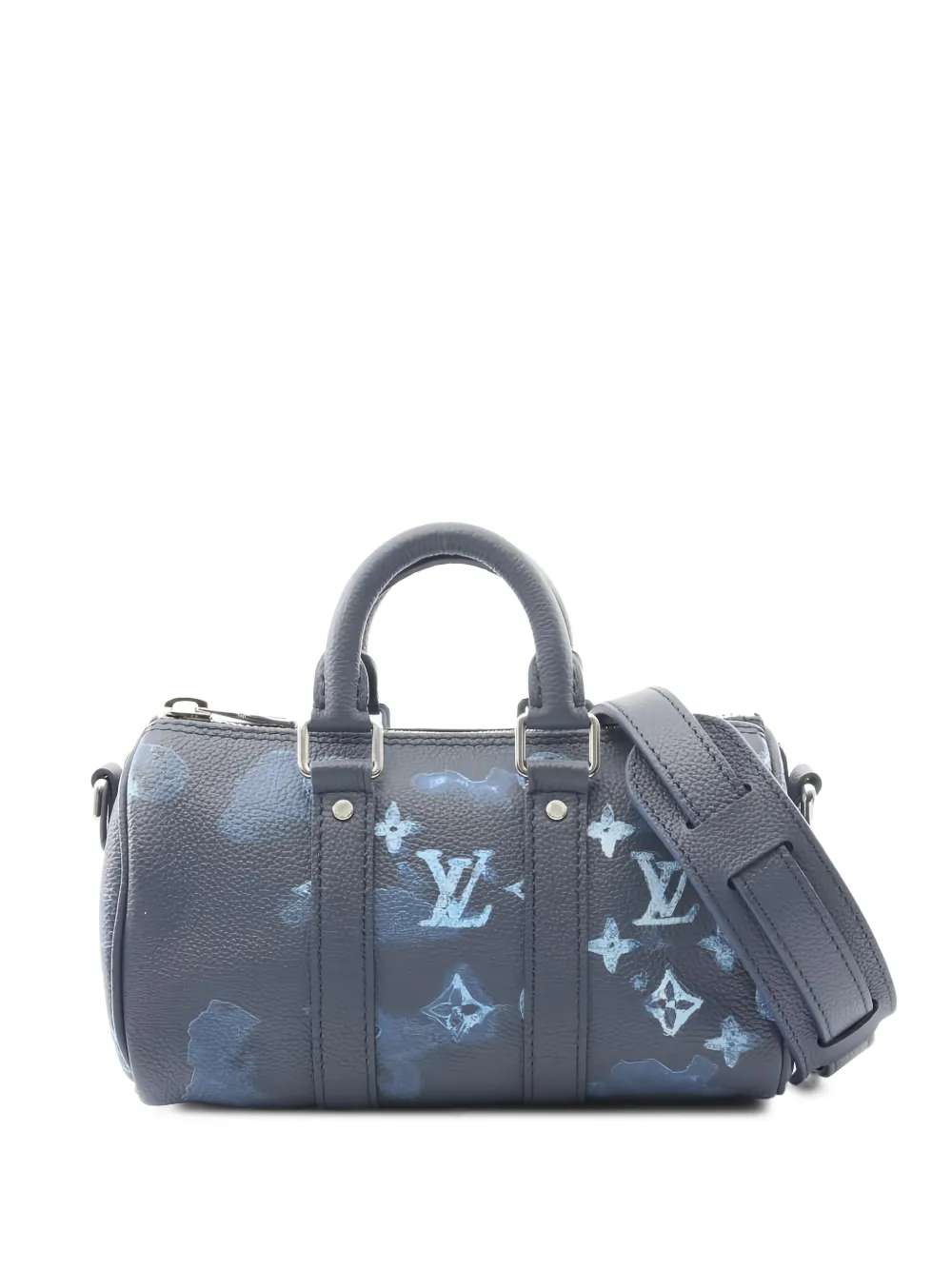 Louis Vuitton Pre-Owned Borsa tote Keepall XS in pelle con monogramma anni 2010 - Blu
