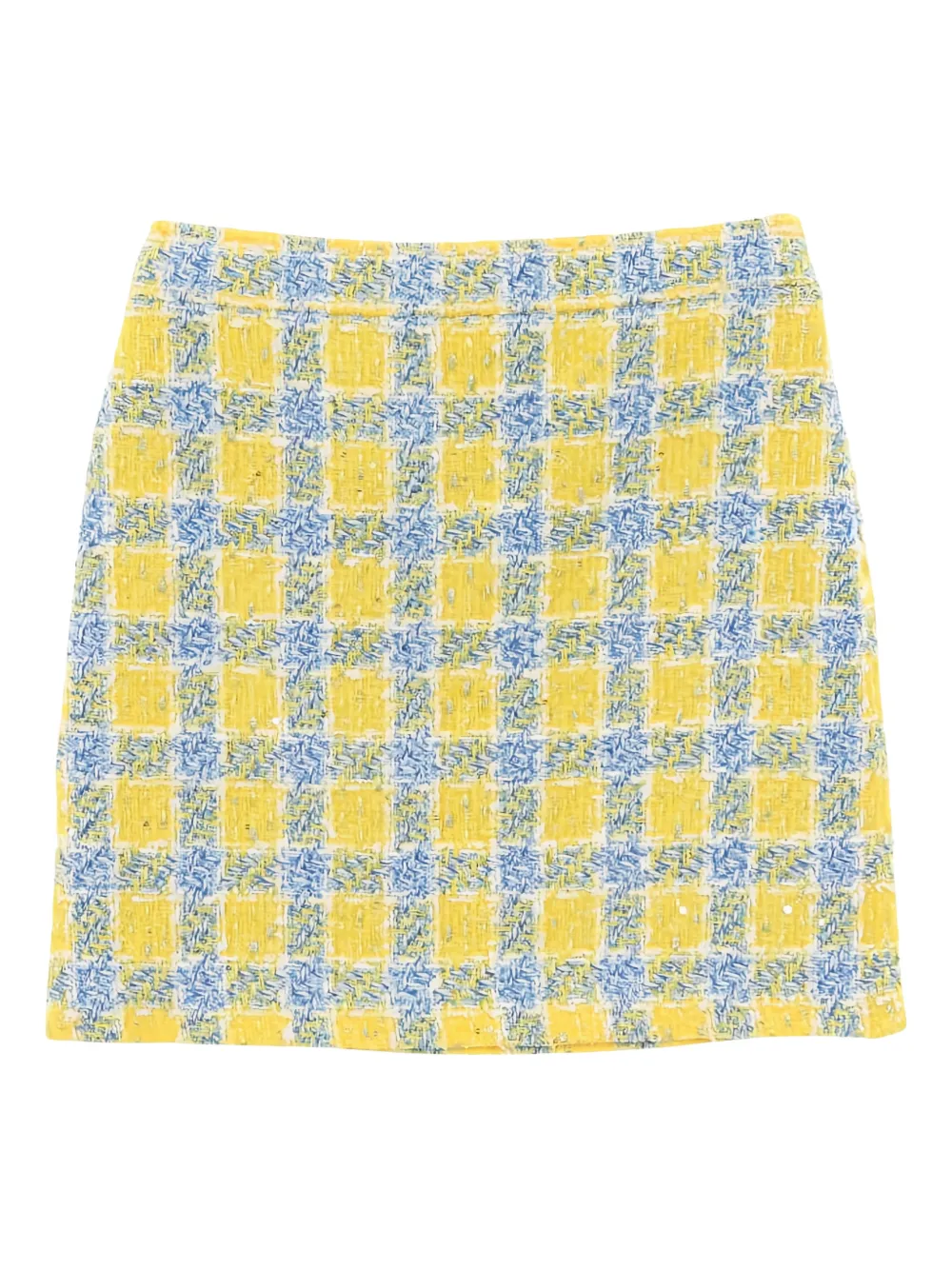 Gucci Pre-Owned 2010s check mini skirt - Geel